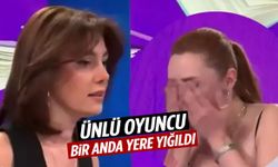 Canlı yayında korkutan anlar: Ünlü oyuncu bir anda yere yığıldı