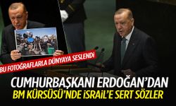 Cumhurbaşkanı Erdoğan'dan BM kürsüsünde İsrail'e sert sözler!
