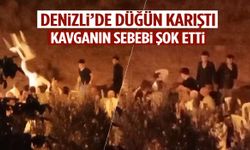 Denizli’de düğün karıştı! Gelin ve damat tarafı birbirine girdi…