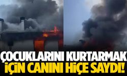 Denizli’de yanan evdeki çocuklarını kurtarmak için anne yaralandı
