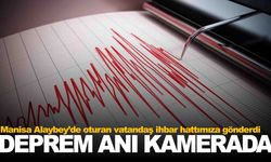 Deprem Manisa’da kameraya takıldı!