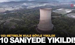 Dev soğutma kulesi 10 saniyede yerle bir oldu!