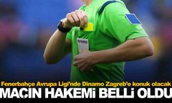 Dinamo Zagreb-Fenerbahçe maçının hakemi belli oldu!