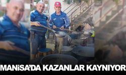 Manisa’da kış hazırlıkları… Pekmez kazanları kaynıyor