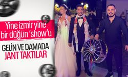Düğünlerde takılan ilginç takılar serisi: Bu sefer jant taktılar