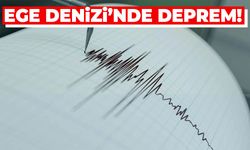 Ege denizinde sabah saatlerinde korkutan deprem!