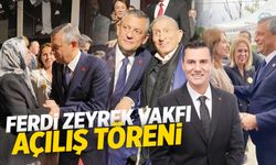 Canlı: Ferdi Zeyrek Vakfı açılıyor