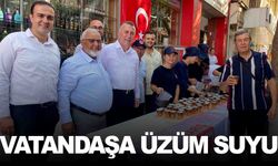 TARİŞ’ten Alaşehirlilere üzüm suyu ikramı
