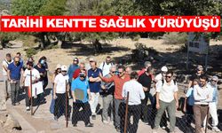 Tarihi kentte sağlık yürüyüşü