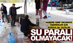 Demirciköy’deki şifalı suya çevre düzenlemesi