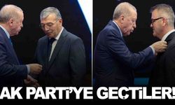 İki belediye daha AK Parti’ye geçti… Rozetleri Erdoğan taktı!