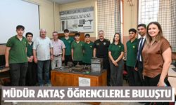 Müdür Aktaş öğrencilerle buluştu