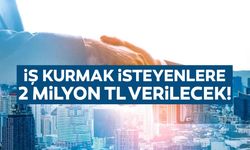 İş kurmak ya da işini geliştirmek isteyene 2 milyon TL!