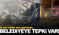 İzmir’de çöp yangını dükkana sıçradı… 30 milyon TL’lik zarar oluştu!