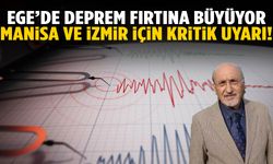 Ege’de sismik hareketlilik artıyor! Manisa için kritik uyarı!