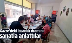 KADEM Manisa Gazze’deki insanlık dramını sanatla anlattı