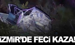 İzmir Ödemiş’te feci kaza: Kamyonet ile otomobil çarpıştı… 1 ölü 8 yaralı