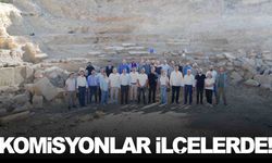 Komisyon üyeleri ilçeleri yakından tanıyor