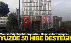 Manisa büyükşehir Belediyesi duyurdu… Yüzde 50 hibe desteği sağlanacak… Başvurular başlıyor!