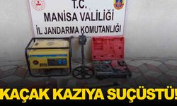 Manisa Soma’da kaçak kazı operasyonu: 3 kişi suçüstü yakalandı