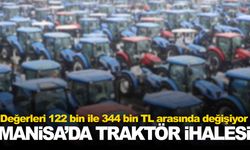Manisa’da 5 traktör açık teklif usulü ile satılacak