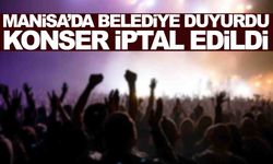 Manisa’da belediye konseri iptal ettiğini duyurdu!