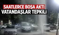 Manisa'da boşa akan su tepkiye yol açtı