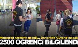 Manisa’da harekete geçildi… Üniversite ‘Güvenli’ olacak!