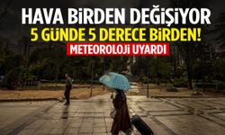 Manisa’da sıcaklık 5 günde 5 derece birden düşecek!