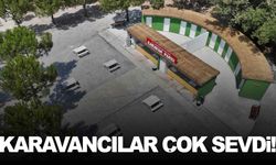 Manisa’daki karavan parkı tatilcilerin gözdesi oldu