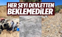 Manisalı çiftçiler kendi sorununu kendi çözdü… İmece usulü hallettiler!