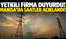 22 Eylül Pazartesi Manisa’da Elektrik kesintisi yaşanacak ilçeler ve saatler