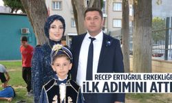 Minik Recep Ertuğrul erkekliğe ilk adımını attı