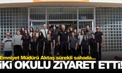 Müdür Aktaş’ın okul ziyaretleri devam ediyor… İki lisede öğretmen ve öğrencilerle buluştu