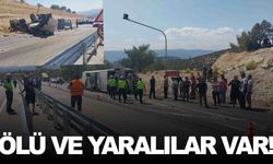 Otobüs ile kamyon çarpıştı: Ölü ve yaralılar var