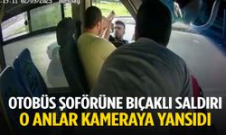 Otobüsün önünü kesip şoförü bıçakladı! Camdan uzanıp…