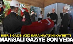 Kıbrıs Gazisi Aziz Kara son yolculuğuna uğurlandı