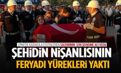 Şehit polis memurunun nişanlısından yürek yakan veda