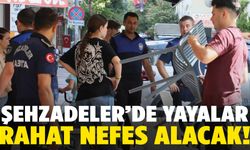 Şehzadeler’de yayalar rahat nefes alacak