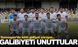Somaspor’un kötü gidişatı sürüyor… Galibiyeti unuttular!