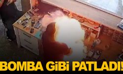 Telefon bataryası bomba gibi patladı… Tamirci yaralandı!