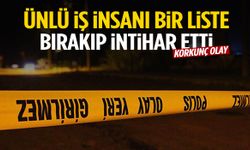 Ünlü iş insanı bir liste bırakıp intihar etti! Kafede…