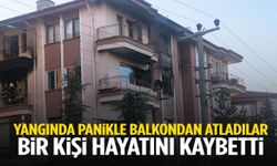 Yangında panikle balkondan atladılar: 1 ölü, 2 yaralı