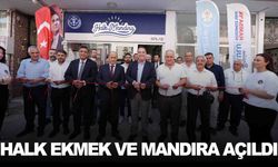 Halk Ekmek ve Halk Mandıra Ahmetli’de hizmete açıldı