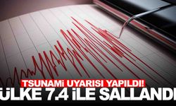 Ülkede 7.4 büyüklüğünde deprem… Tsunami uyarısı verildi
