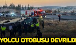 Yolcu otobüsü devrildi… Kaza yerinde can pazarı… Yaralılar var!