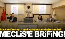 Başkan Durbay’dan Meclis’e brifing… 1 aylık çalışmaları değerlendirdi
