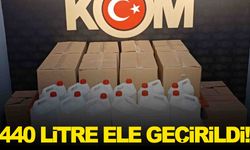 Manisa’da kaçak alkol operasyonu: 440 litre etil alkol ele geçirildi