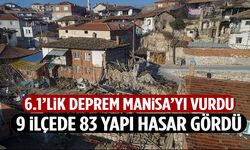 6.1’lik deprem Manisa’yı vurdu: 9 ilçede 83 yapı hasar gördü…