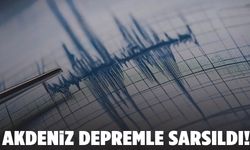 Akdeniz’de 4,5 büyüklüğünde depremle sarsıldı!